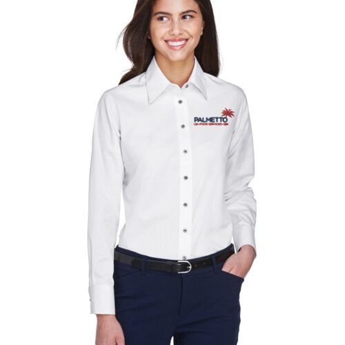 BCI Palmetto Managers Ladies' Long-Sleeve Twill Shirt Lights Thumbnail