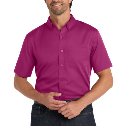 BCI Quality Control Manager Short Sleeve SuperPro Twill Shirt Thumbnail