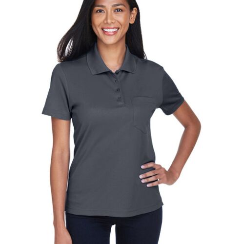 MHB Ladies' Origin Performance Piqué Polo with Pocket Thumbnail