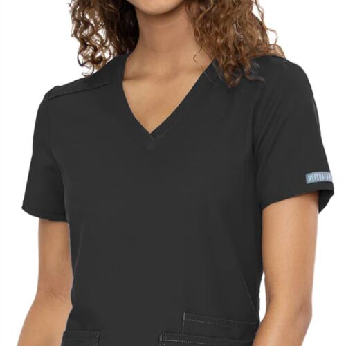 Med Couture Women's 3-Pocket Scrub Top Thumbnail