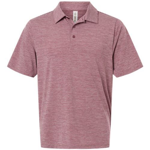 Men's Relay Heathered Stripe Polo Thumbnail