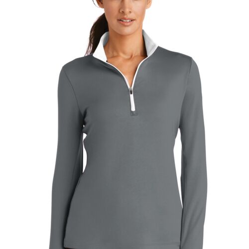 Nike Ladies Dri FIT Stretch 1/2 Zip Cover Up Thumbnail