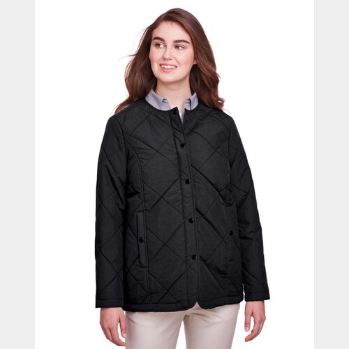 UltraClub Ladies' Dawson Quilted Hacking Jacket Thumbnail